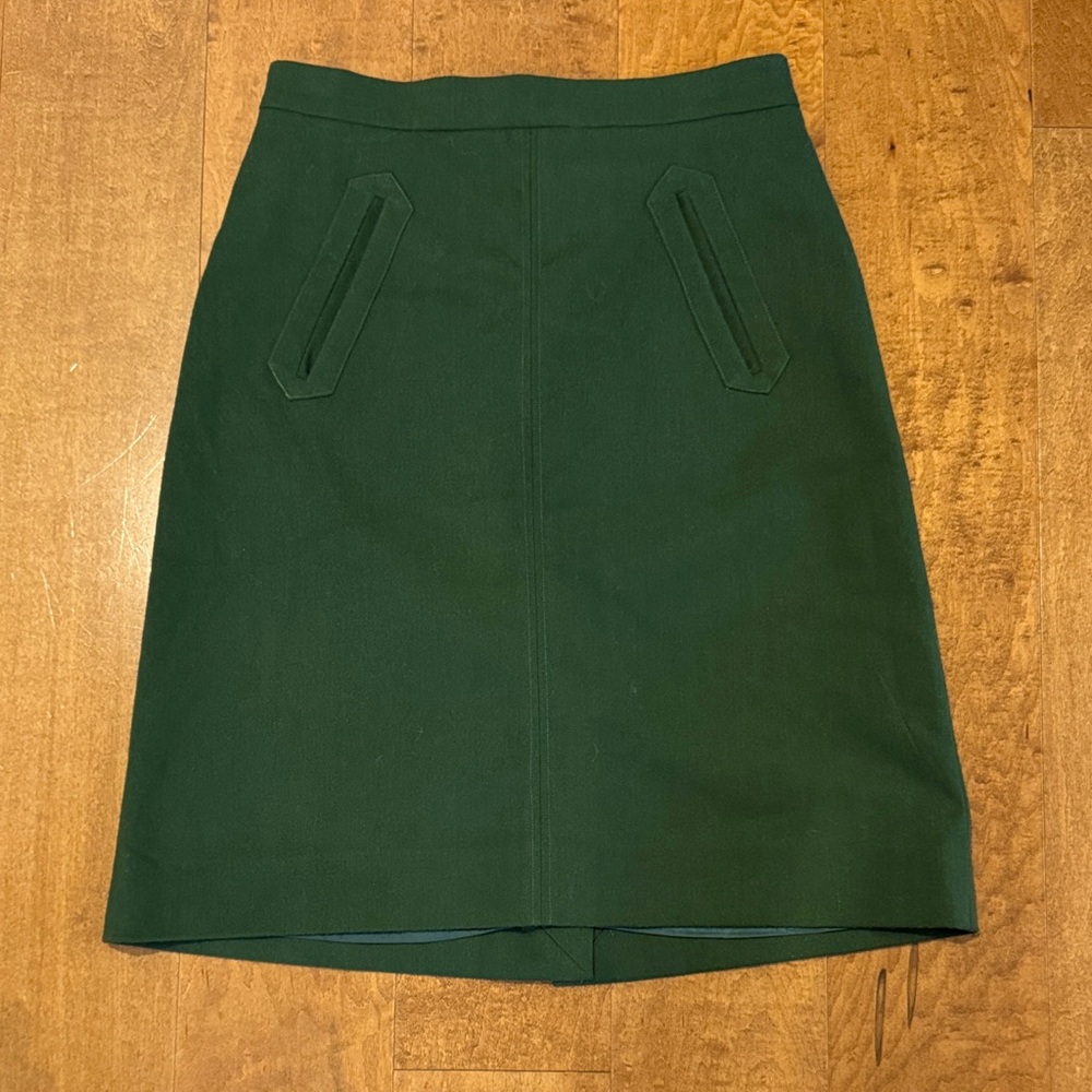 Pink Martini Forest Green Pencil Skirt